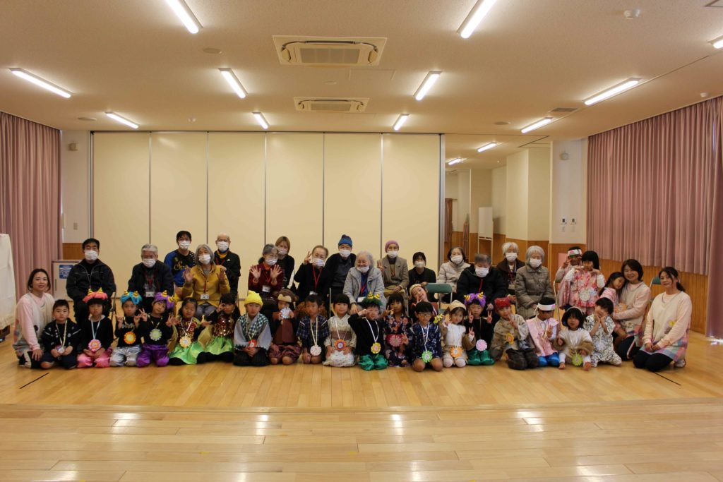 みんなの家のお年寄りの方との交流会がありました！