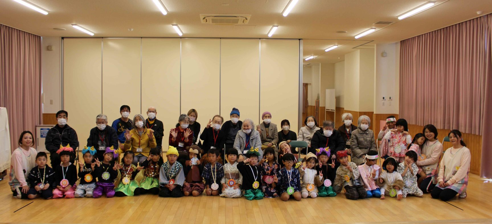 みんなの家のお年寄りの方との交流会がありました！