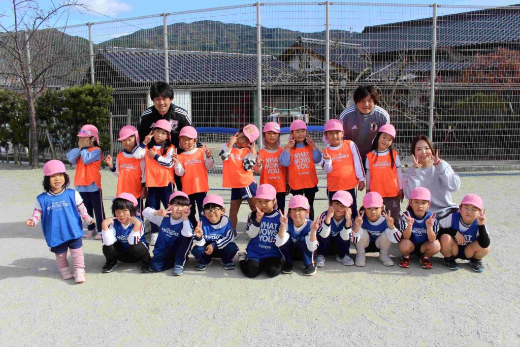 サッカー教室がありました！